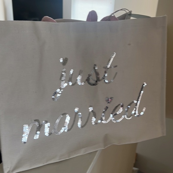 NWT just married sequin tote - Picture 3 of 3
